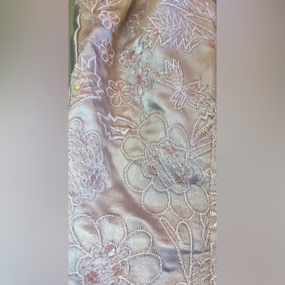 Fang Vintage Pink Lace-Up Camisole Top with side zipper & Adjustable straps SZ M - Picture 14 of 16